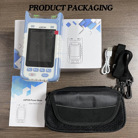 10G PON Fiber Optic Power Meter SC UPC APC, XG PON1270/1310/1490/1550/1577/nm