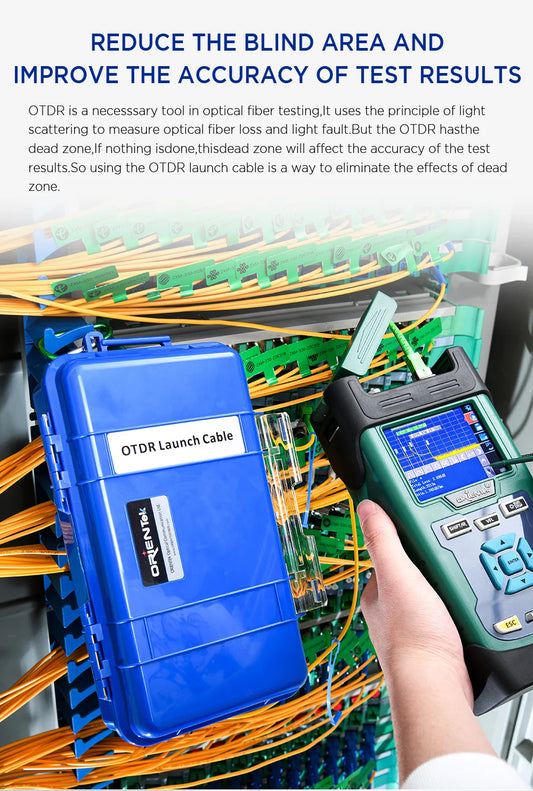 Orientek OTDR Launch Cable, 500m OTDR Dead Zone Eliminator