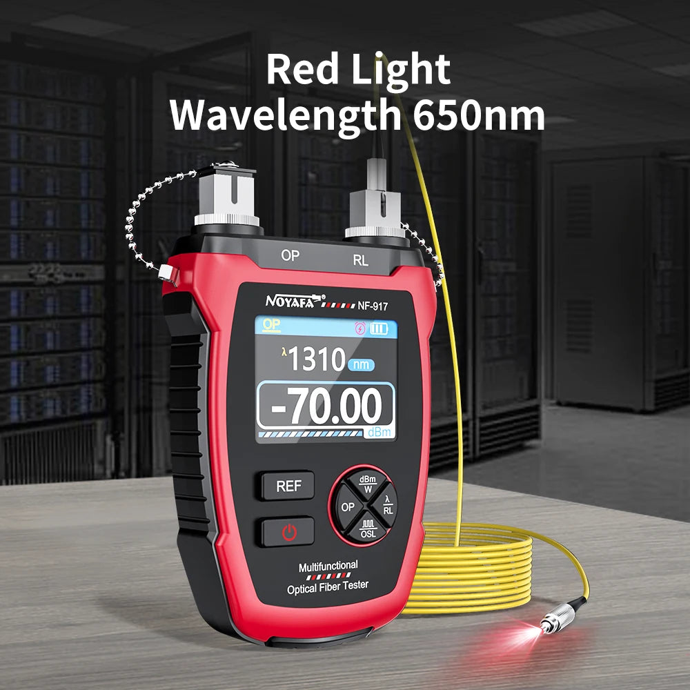 NOYAFA Optical Power Meter Fiber Optic Tester VFL REF