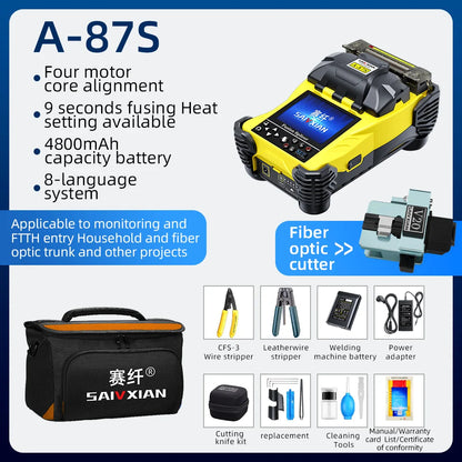 SAIVXIAN A-87S fiber optic fusion splicer