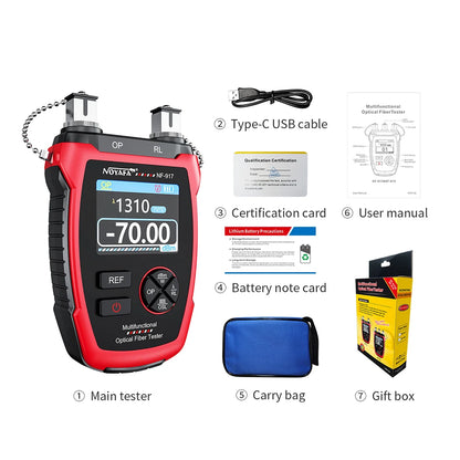 NOYAFA Optical Power Meter Fiber Optic Tester VFL REF