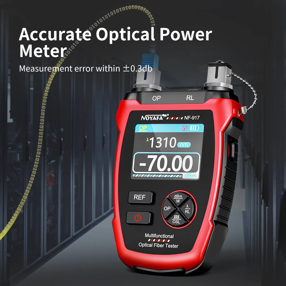 NOYAFA Optical Power Meter Fiber Optic Tester VFL REF