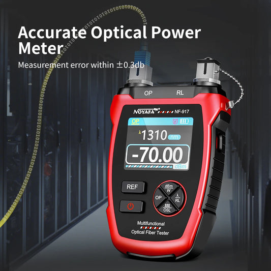 NOYAFA Optical Power Meter Fiber Optic Tester VFL REF