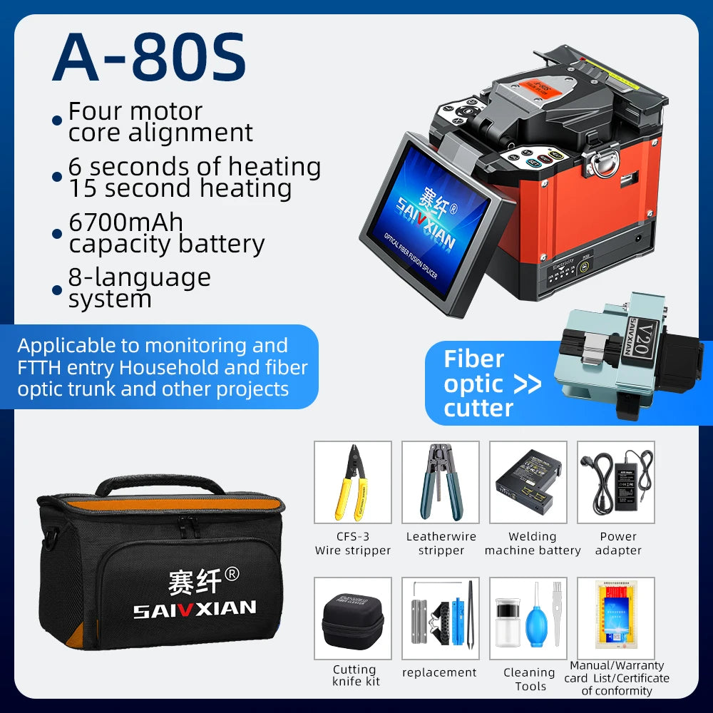 SAIVXIAN A-80S Fusion Splicer