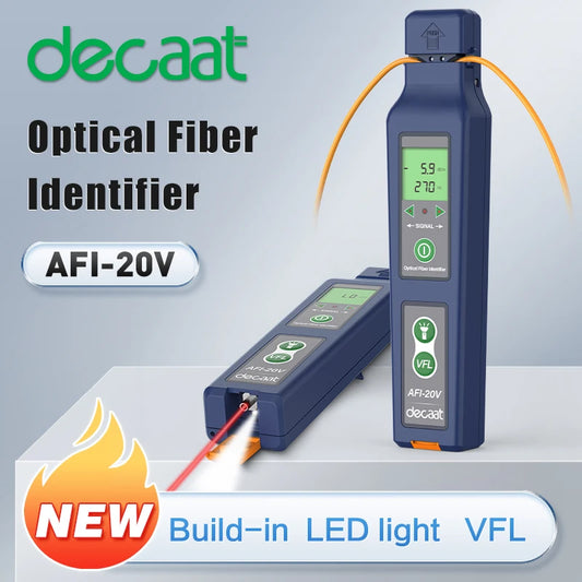 DECAAT AFI-20V Optical Fiber Identifier + VFL + LED light