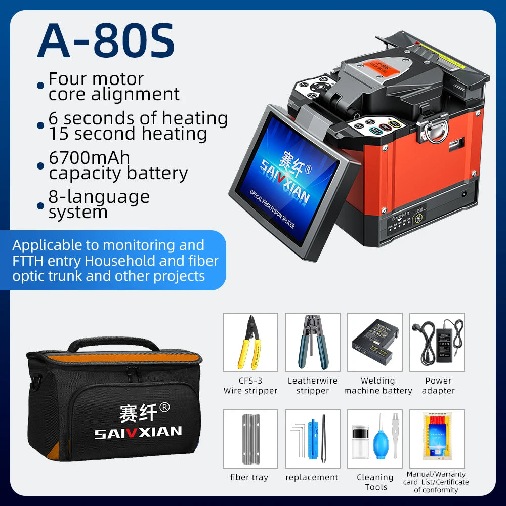 SAIVXIAN A-80S Fusion Splicer