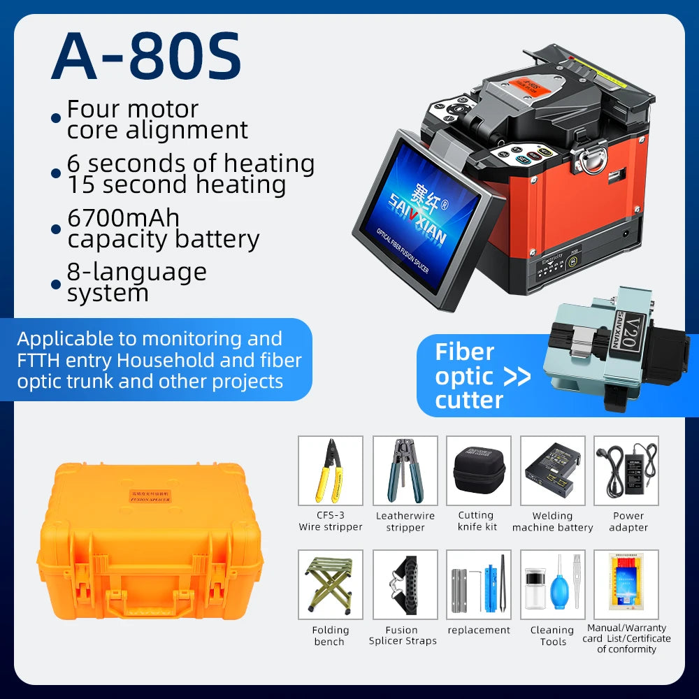 SAIVXIAN A-80S Fusion Splicer